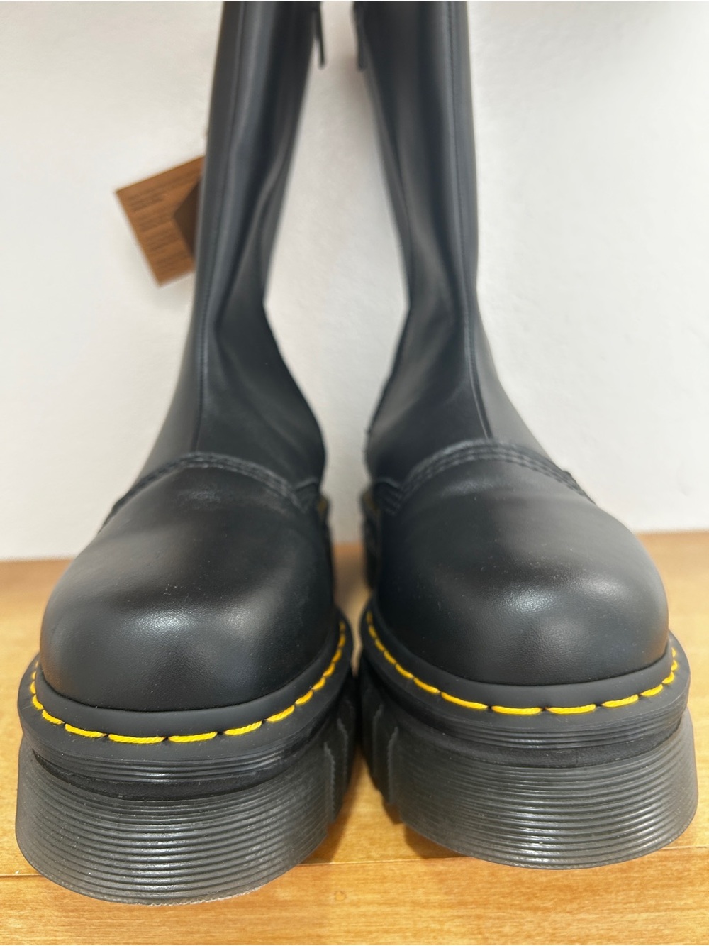 Dr. Martens Women's Audrick Chelsea Platform Tall Chelsea Boot 10 - Picture 6 of 10